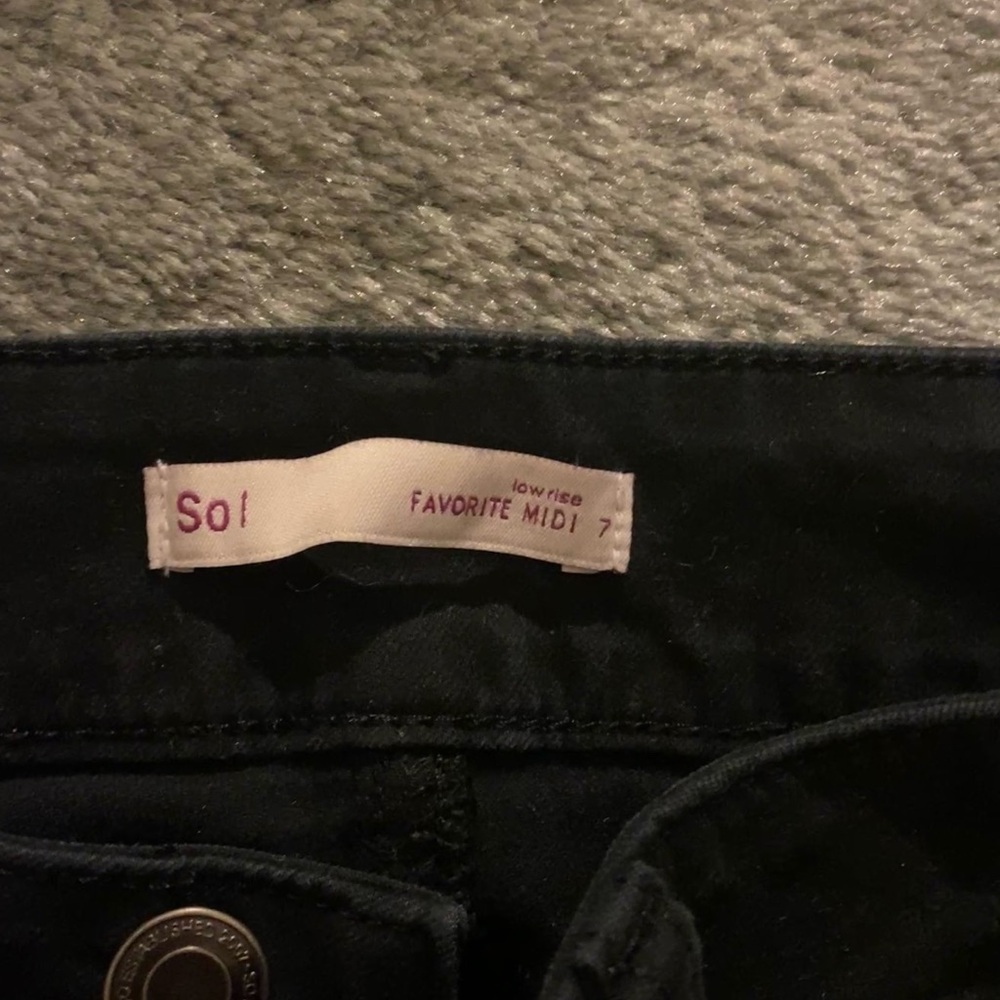 SO Women's High Waist Black Shorts - Picture 3 of 3